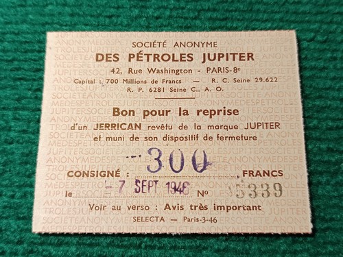 Billet matière bon reprise - matiÈre,