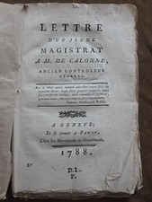 LETTRE D'UN JEUNE MAGISTRAT à