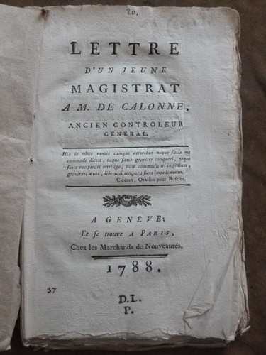 Lettre jeune magistrat - lettre,