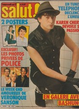 Magazine Salut ! 149 +Poster Bashung Karen Cheryl Telephone Police Lio - Madcjay