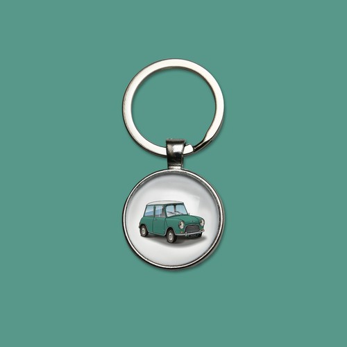 Porte clés austin mini mk1 - porte-clés,