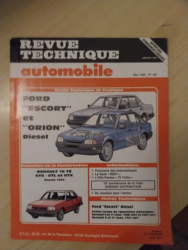 Revue technique ford escort - revue,
