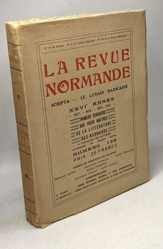 Revue normande scripta - la,
