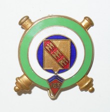INSIGNE 163° REGIMENT D'ARTILLERIE DE POSITION - WWII - Drago Béranger Déposé