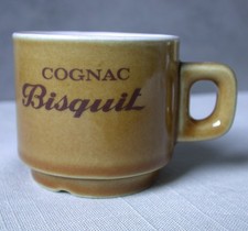 CAFE COGNAC BISQUIT petite TASSE PORCELAINE expresso BISTROT