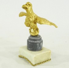 SOMMET PENDULE HORLOGE BRONZE DORE AIGLE EPOQUE NAPOLEON PREMIER DEBUT 19 eme S.