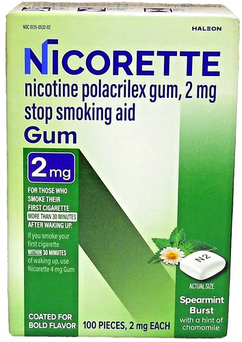 Nicorette gum spearmint burst - nicorette,