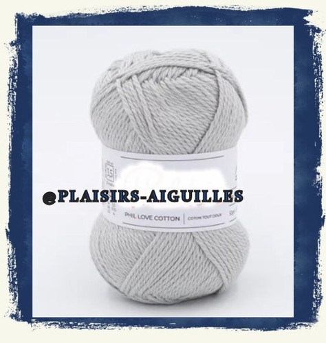 Pelotes phil love coton - 8, de