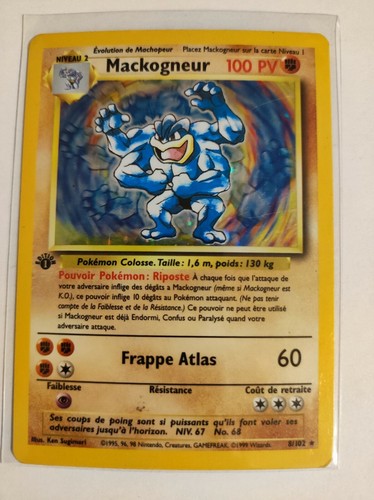 Carte pokémon mackogneur - carte,