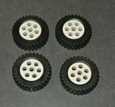 LEGO Technic : 4x Roue + Pneu