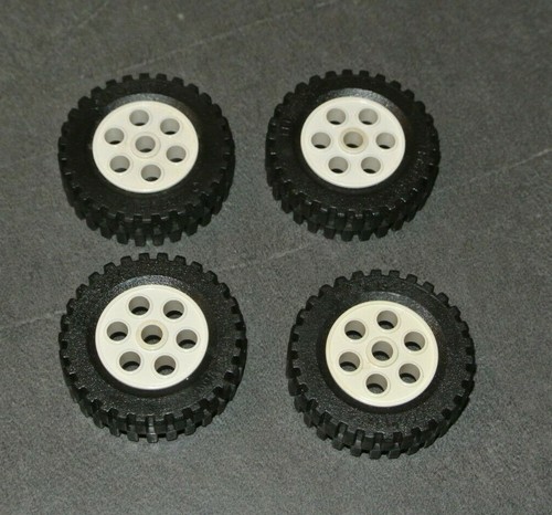Lego technic roue pneu - 4x,