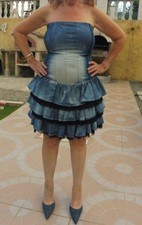 robe chic   MORGAN couleur bleu taille 38-40