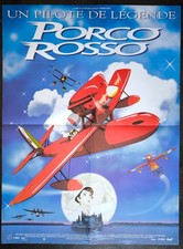 PORCO ROSSO Hayao Miyazaki GHIBLI ORIGINAL french MEDIUM poster