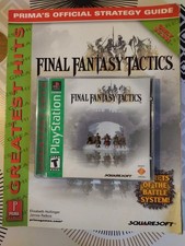 FINAL FANTASY TACTICS PLAYSTATION PS1 PSX Greatest Hits US + GUIDE COMPLET TESTÉ