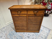 CLASSEUR À RIDEAU - Meuble de notaire - Meuble de métier