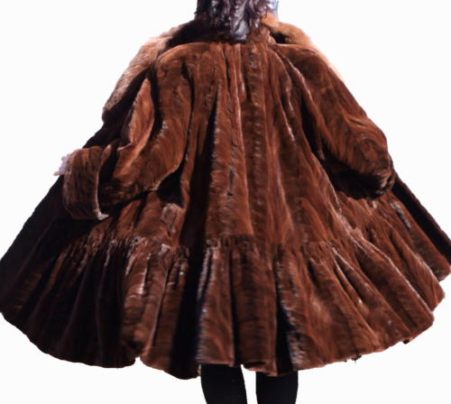 Manteau fourrure vison - fourrure,