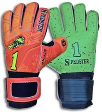 GOAL KEEPER, GOALIE GLOVES, SOCCER FINGER PROTECTED A+ SPEDSTER HIGH QUALITY 
