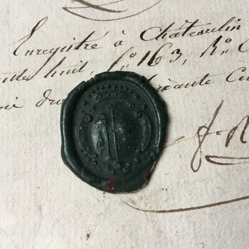Cachet cire sceau - cachet,