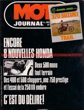 MOTO JOURNAL  382 Essai SUZUKI