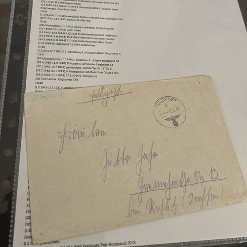 Feldpost leibstandarte - leibstandarte, xx