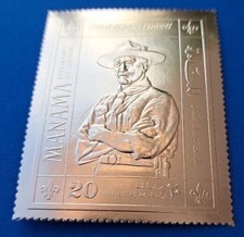 Gold Stamp Timbre Or MNH** Baden Powell Jamboree Scout scoutisme