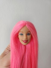 Mattel 2002 Barbie mermaid fantasy cheveux rose tete