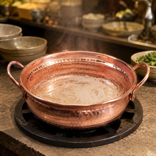 Casserole cuivre pur fait - casserole,