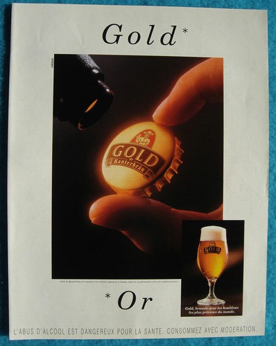 Publicité papier bière - publicité,