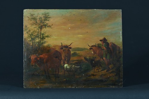 Ancien tableau portrait - ancien,
