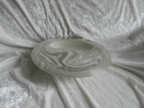 Ancien plat coupe sur pied - ancien,