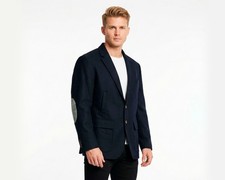 Veste blazer patchée homme