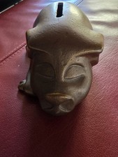 Ancienne  Tirelire En Bronze Massif Zoomorphe Cochon Porte-bonheur Chinois