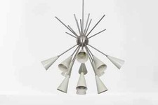 Plafonnier moderne à cône de