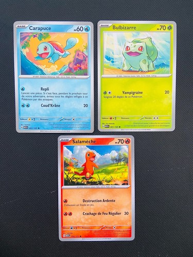 Lot cartes pokemon starter - lot,