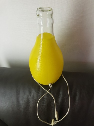 Lampe bouteille orangina - bouteille,
