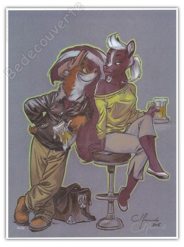 Affiche guarnido blacksad - blacksad, la