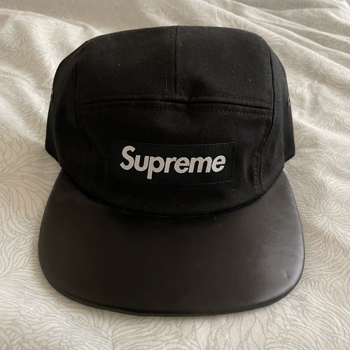 Supreme nyc black leather brim - nyc,