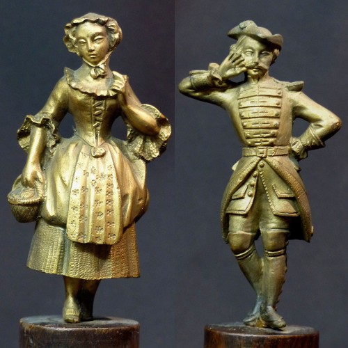 19èm couple statuette - aa,