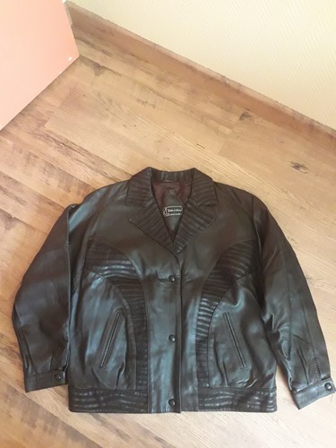 Blouson cuir daim - cuir,