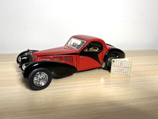 Bugatti 1936 Atalante Type 57 1:24 rouge et noir franklin mint models precisions