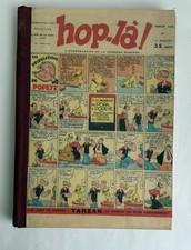 Ancien livre bande dessinée BD HOP-LÀ! reliure N 1 à 27 Tarzan Popeye Marc Orian
