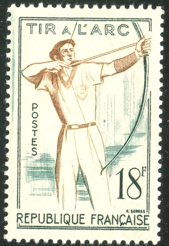 Timbre france 1958 1163 - france,