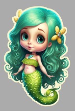 STICKER PETITE SIRENE MER
