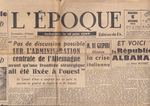 époque épuration léa - l'Époque,