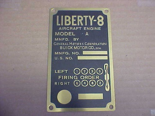 Liberty avion firing - 8, ordre