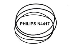 COURROIES SET PHILIPS N4417 MAGNETOPHONE A BANDE EXTRA FORT NEUF FABRIQUE N 4417
