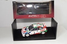 B7 1:18 AUTOART 80020 TOYOTA COROLLA WRC TAP RALLY PORTUGAL SAINTZ MOYA 1998 MIB