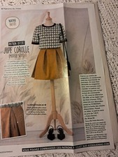 patron femme 09 2025  JUPE COROLLE  M. et T.  36 à 52  (ou 4 patrons 10  E)