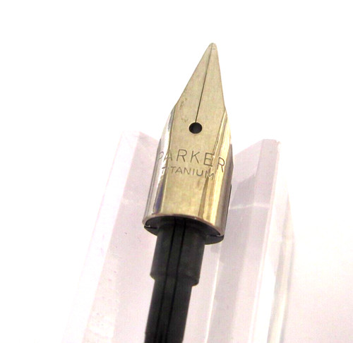 Rare titanium nib and feed - titanium, for