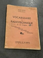 Livre ancien Vocabulaire